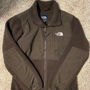Womens Brown North Face Denali Jacket